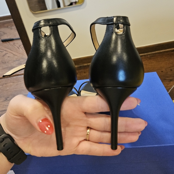 Stuart Weitzman Nudistcurve 75 Sandals, Black NWT - Picture 3 of 6